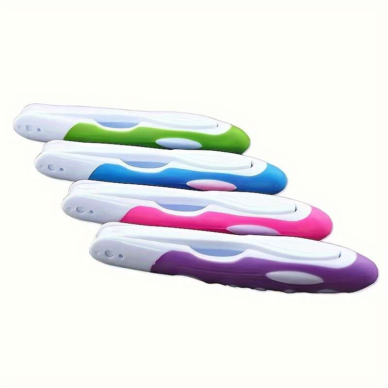 2-Pack Creative Folding Travel Toothbrushes