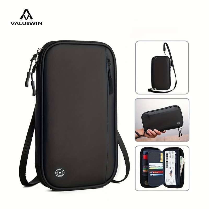 Shielded Travel Passport Wallet