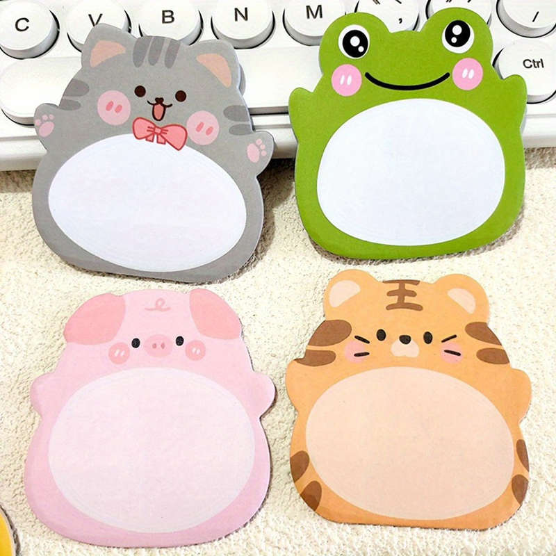 8 Cute Cartoon Animal Reminder Stickers 160 Pages