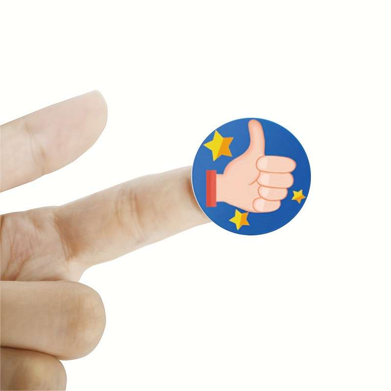 500 Glossy Round Paper Stickers