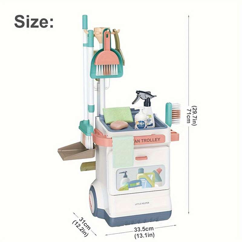 20-Piece Pretend Chore Playset