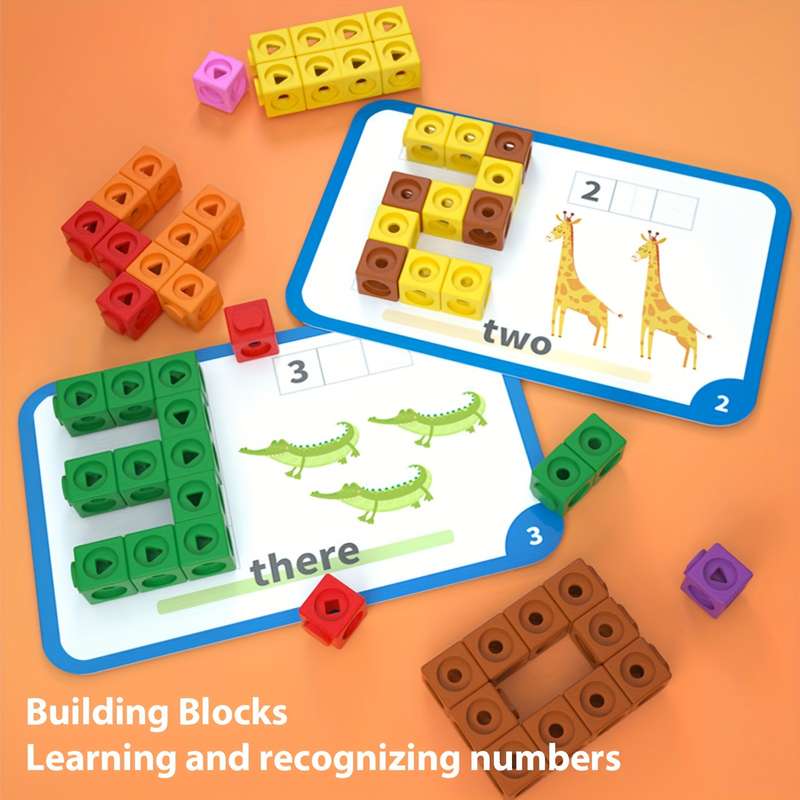 100 Math Connect Cubes
