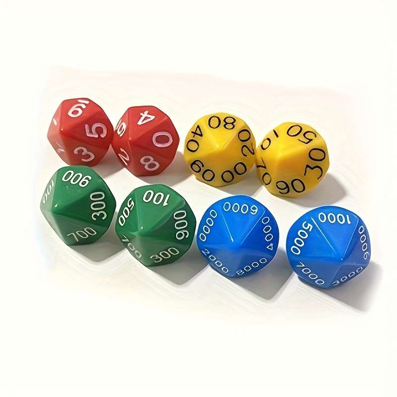 12 10-Sided Dice
