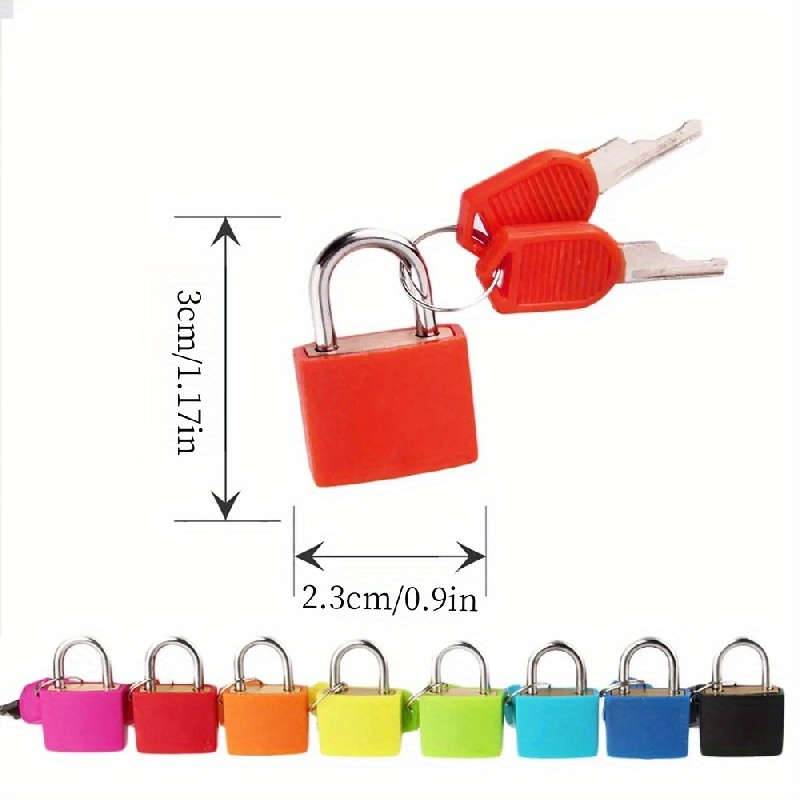 1 Strong Padlock Suitable For Suitcases And Diaries