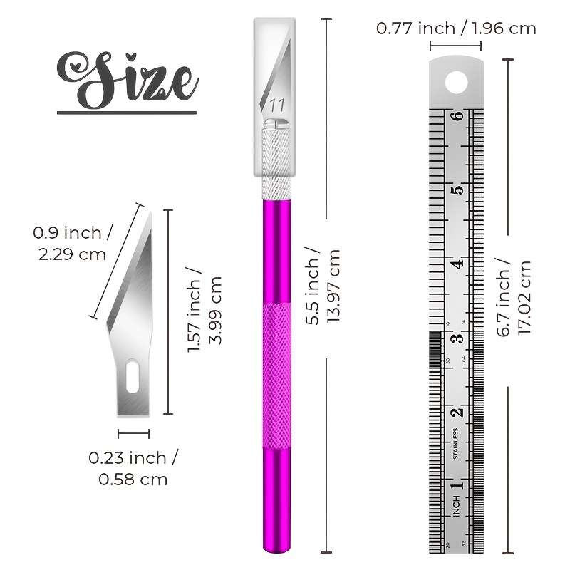 1pc Craft Knife Hobby Knife Precision o-Shaped Knife