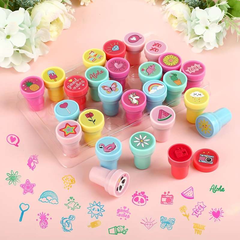 26-Piece Cartoon Stamp Set