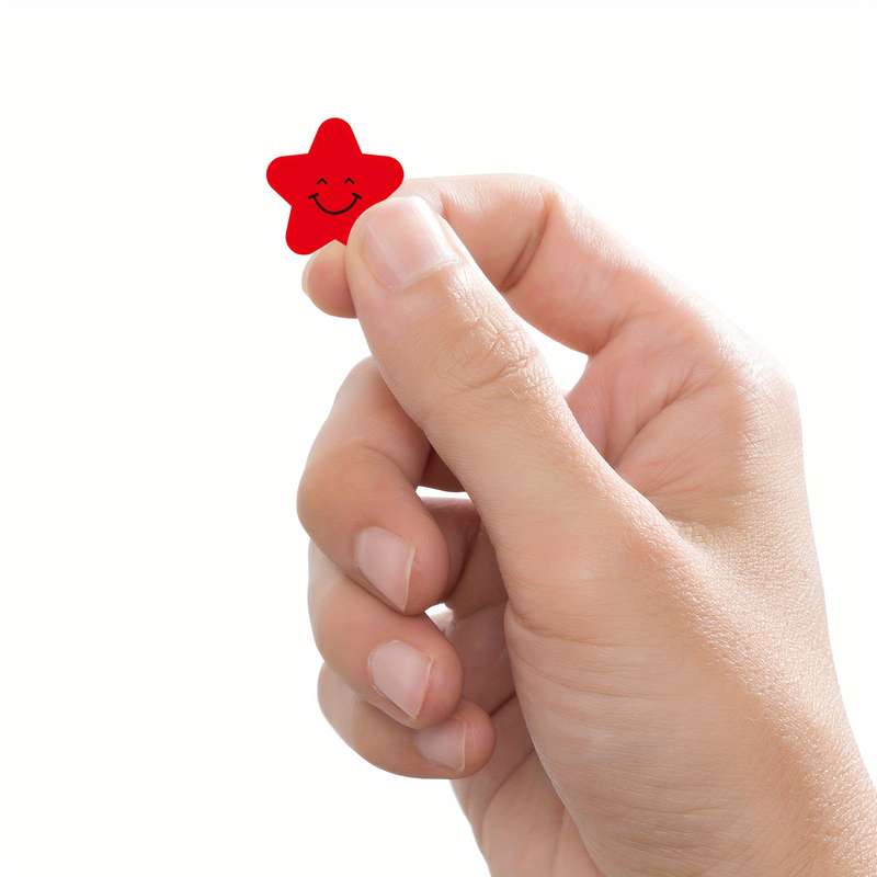 1500 Star Stickers 15 Designs Smiley Faces