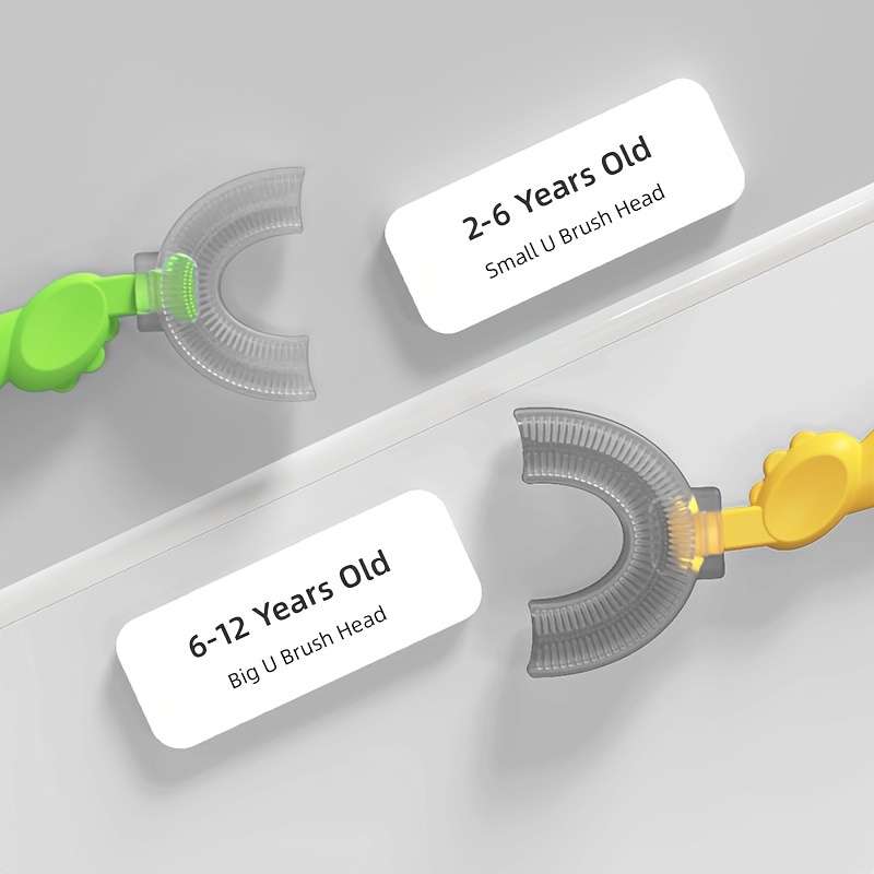 U-Shaped Silicone Cleaning Toothbrush