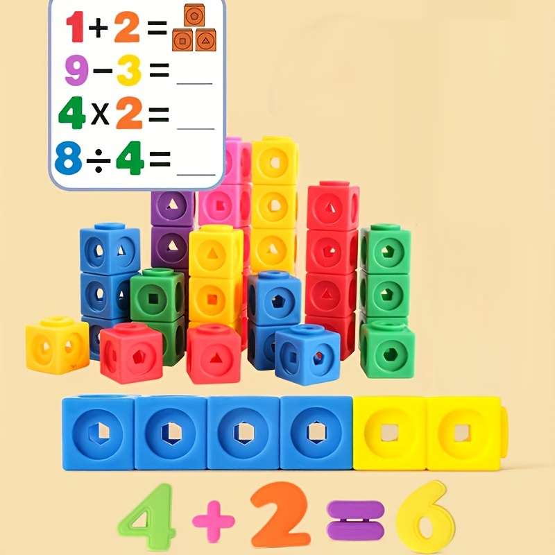 Math Link Cubes Set 100 Cubes