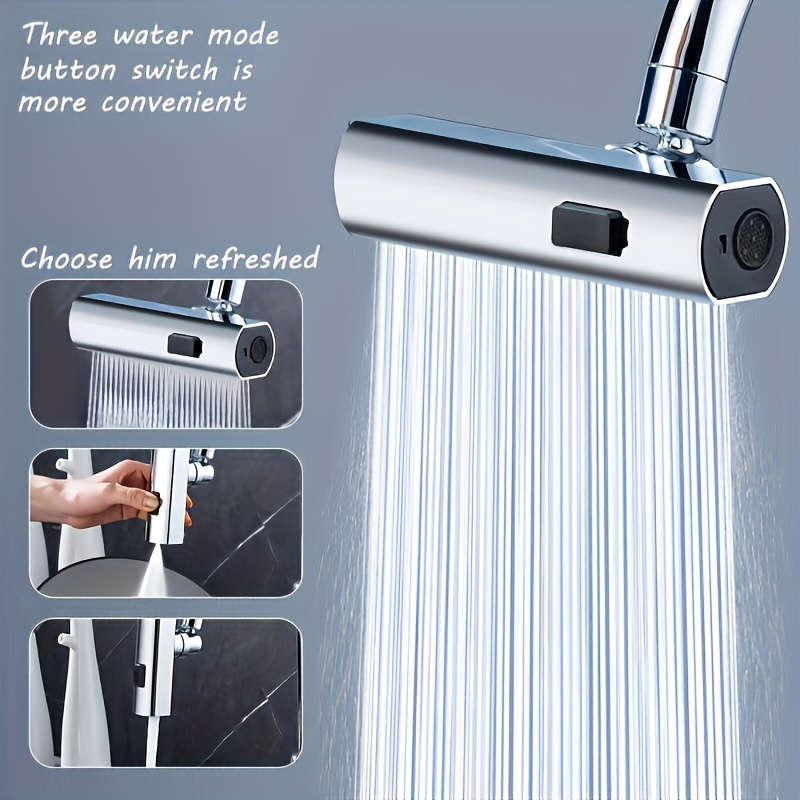 1 Piece Faucet Aerator Adapter Three Water Modes