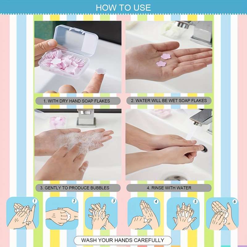 100 portable hand soaps