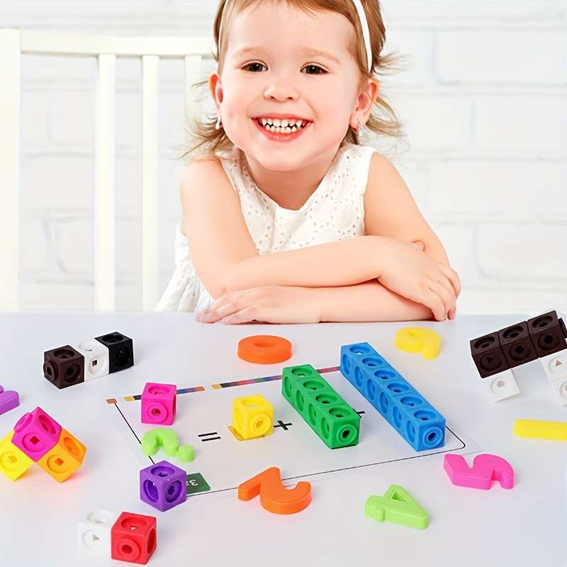 Math Link Cubes Set 100 Cubes