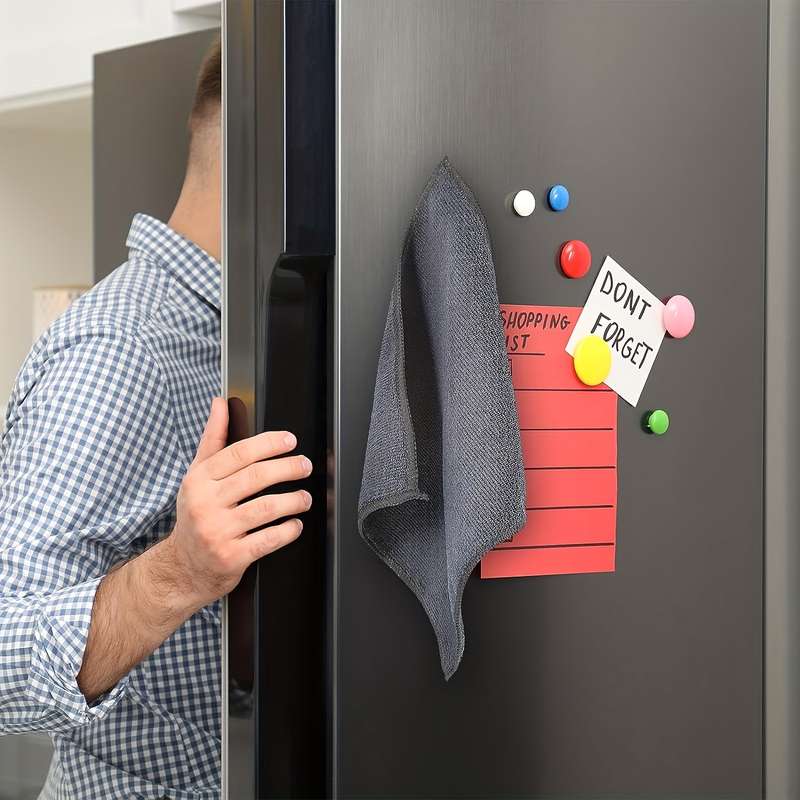 2 Pcs Magnetic Microfiber Cloths