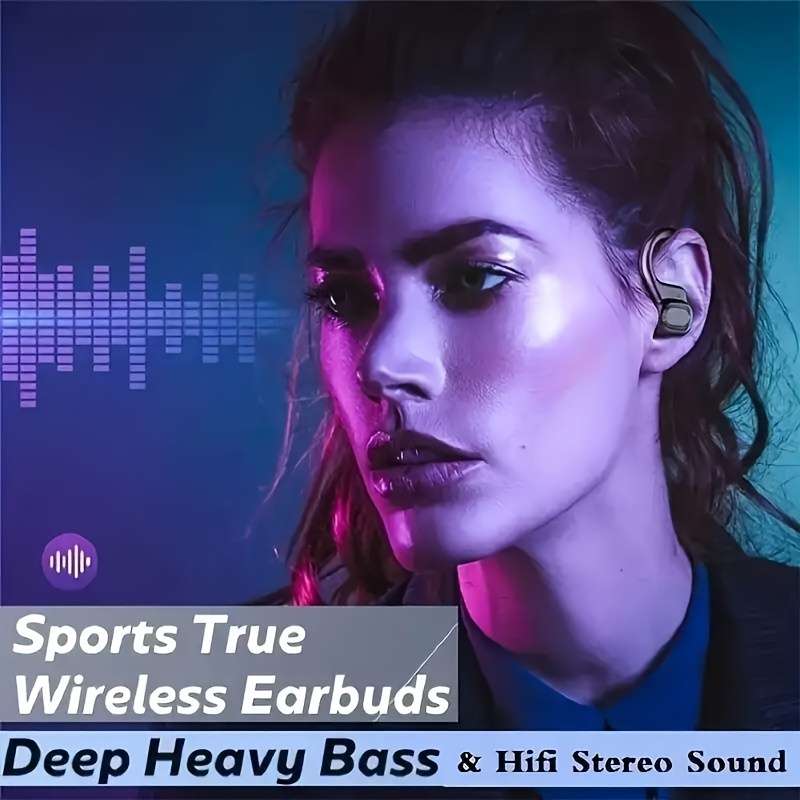 Wireless Headphones With Built-In Hd Microphone