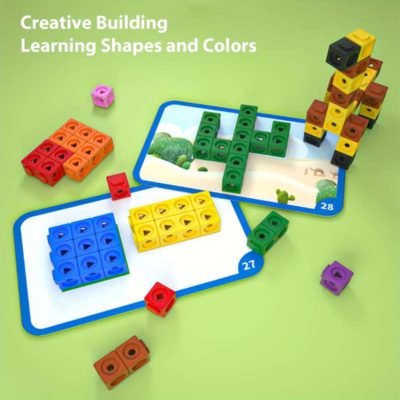 100 Math Connect Cubes