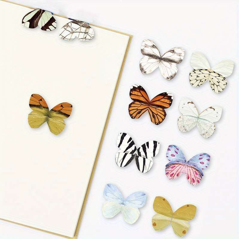 4-Piece Butterfly Magnetic Bookmarks
