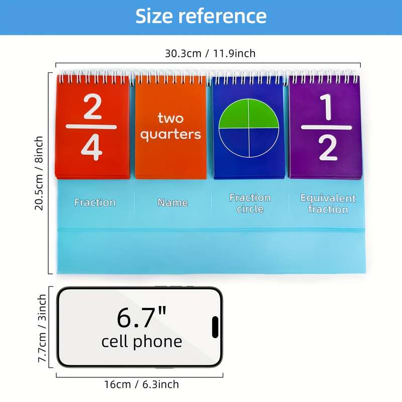 Interactive Math Fractions Flip Calendar
