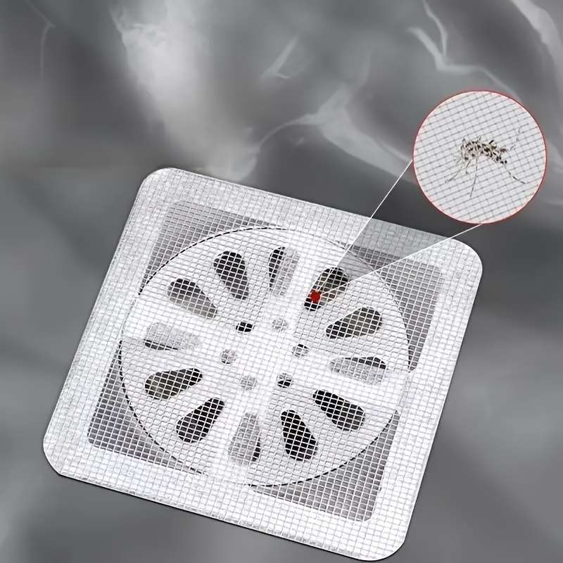 10pcs Disposable Grid Hair Catchers, Healthy Household Items, No Drilling Required, Easy To Use, Eff