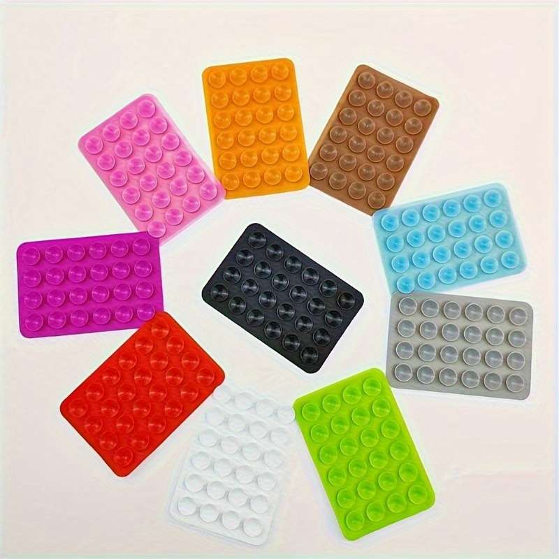 1 x Premium Silicone Suction Cup Phone Holder - Strong Single-Sided Adhesive Grip For Iphone And And