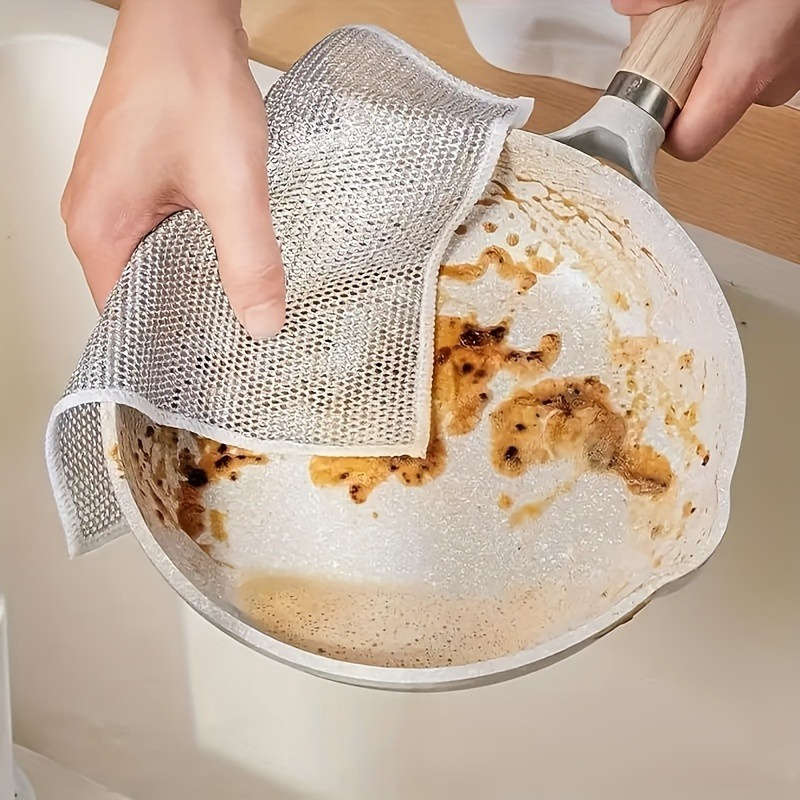 10 Stainless Steel Cleaning Cloths