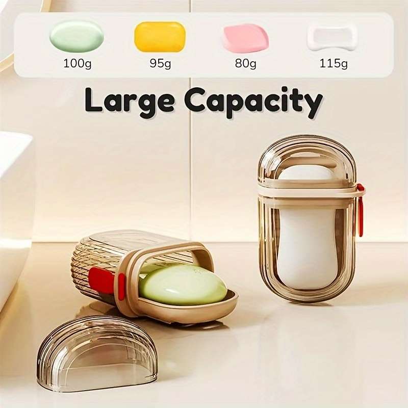 Travel Toothbrush Cup And Soap Dish Set