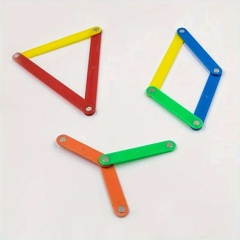 10Pcs Magnetic Polygon Stitching Tour