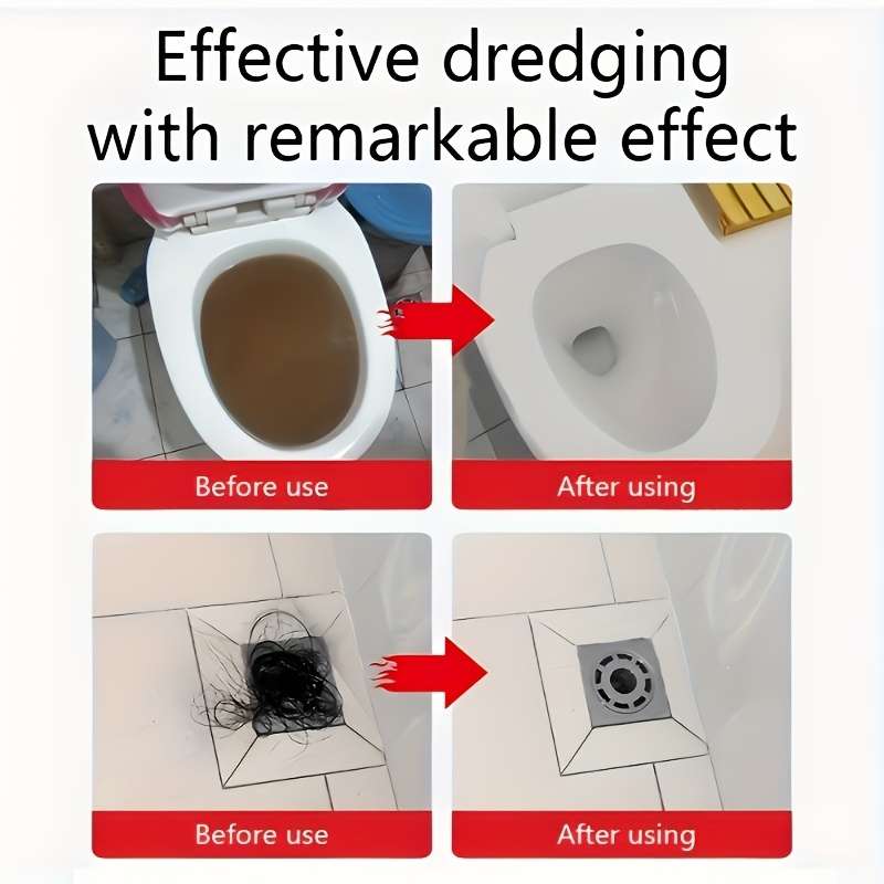 1 piece instant drain cleaner for quick unclogging