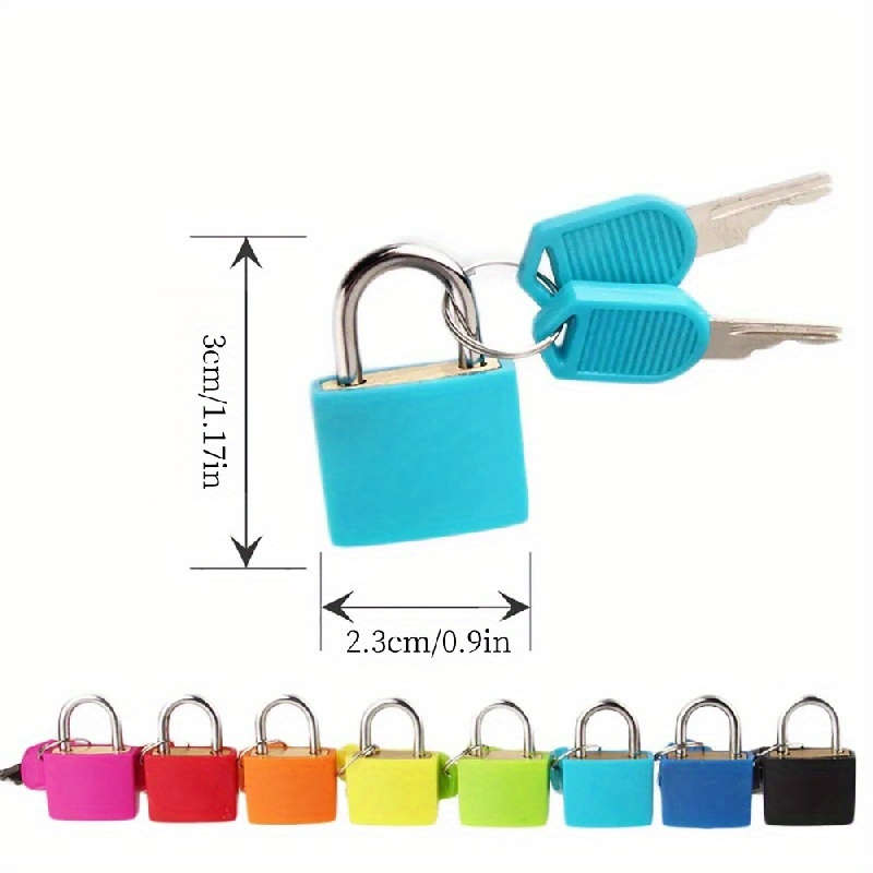 1 Strong Padlock Suitable For Suitcases And Diaries