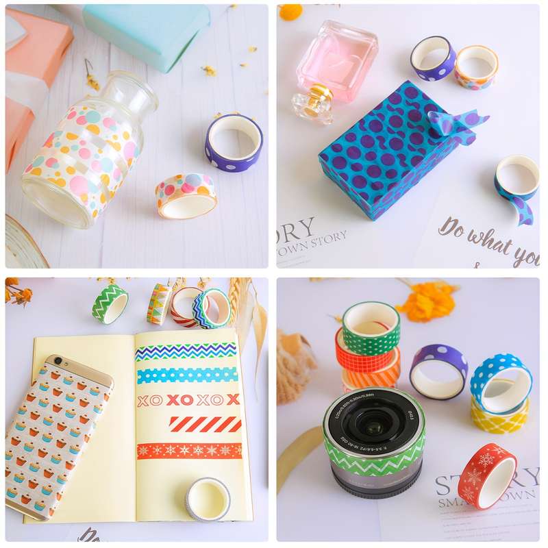 Value Pack Of 60 Cute Wa Tape Rolls
