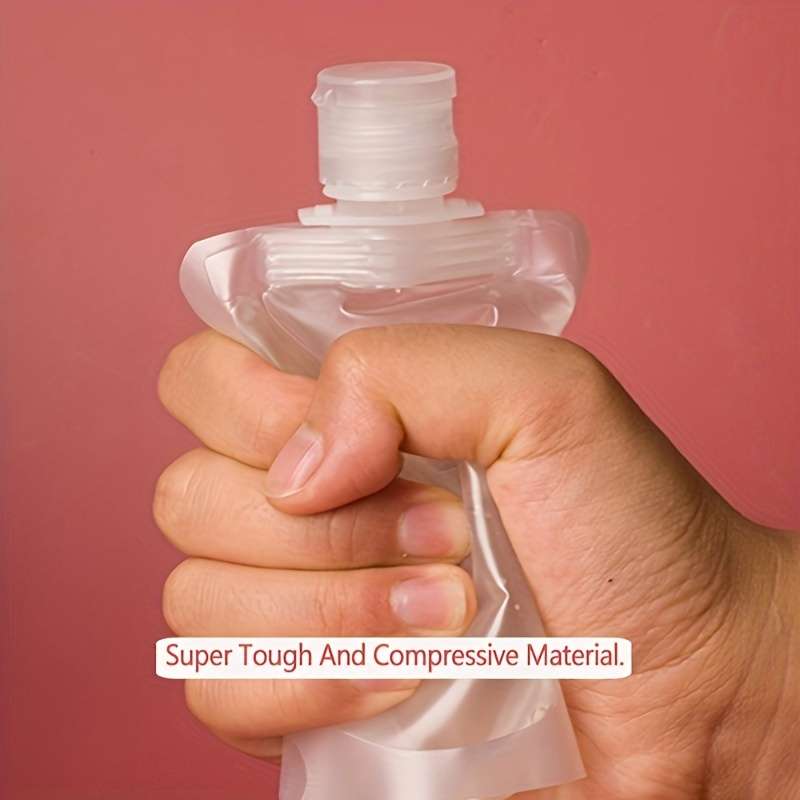 5 Pack Travel Refillable Flat Bags Liquid Dispensing Bags