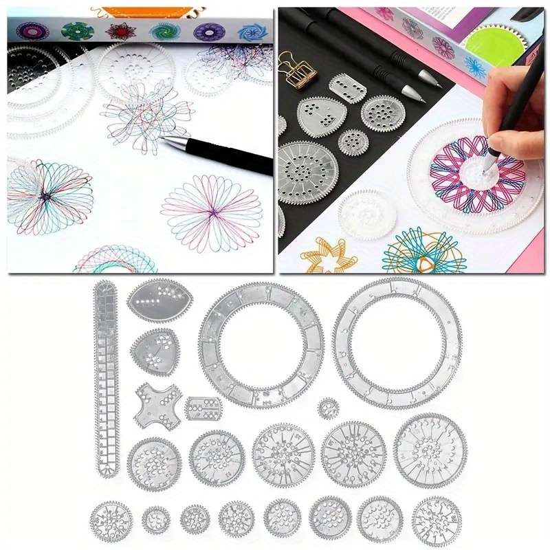 22-Piece Professional Multi-Purpose Ruler Set