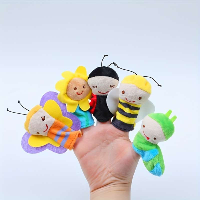 10-Piece Mini Animal Finger Puppet Set