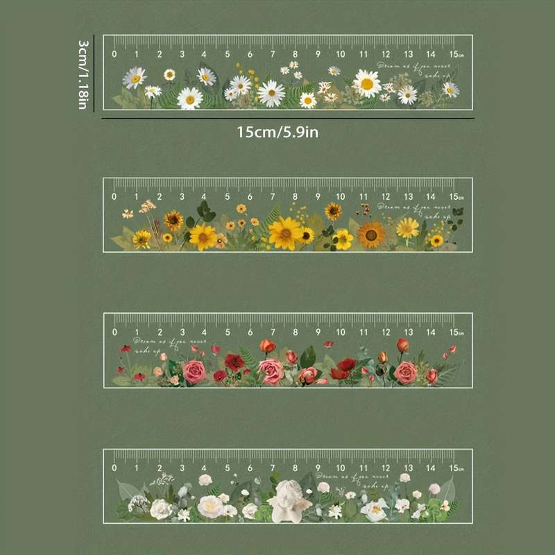 Clear Acrylic 15cm School Ruler