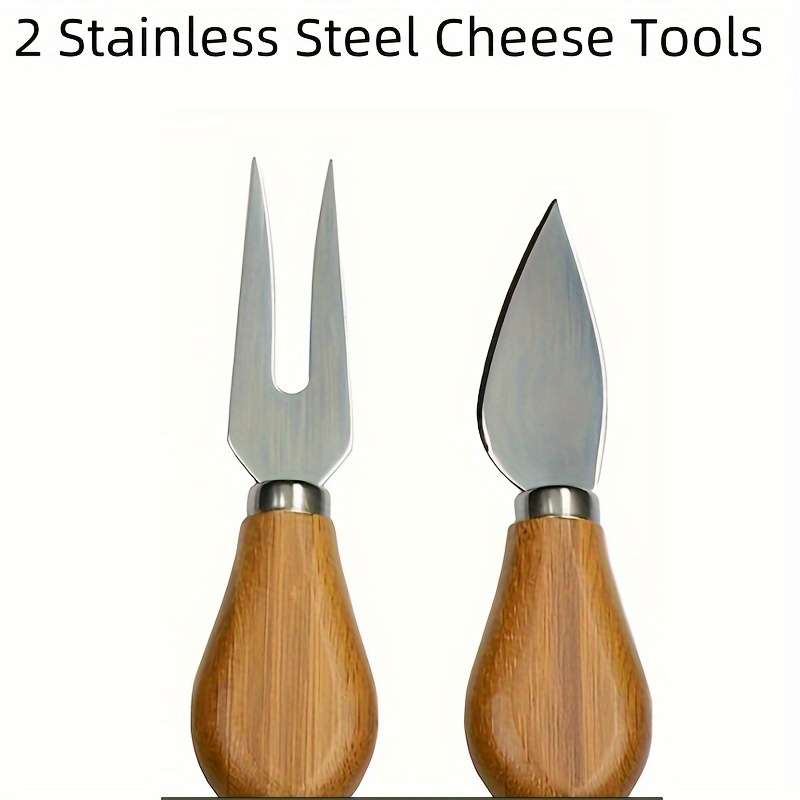Cheese board set with knife