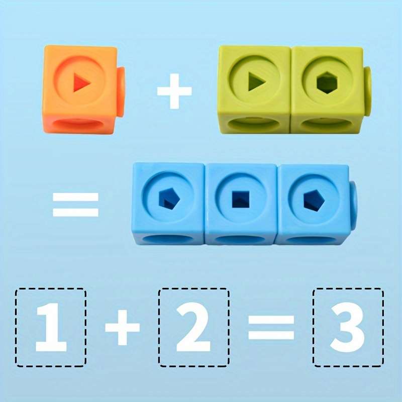 Math Link Cubes Set 100 Cubes