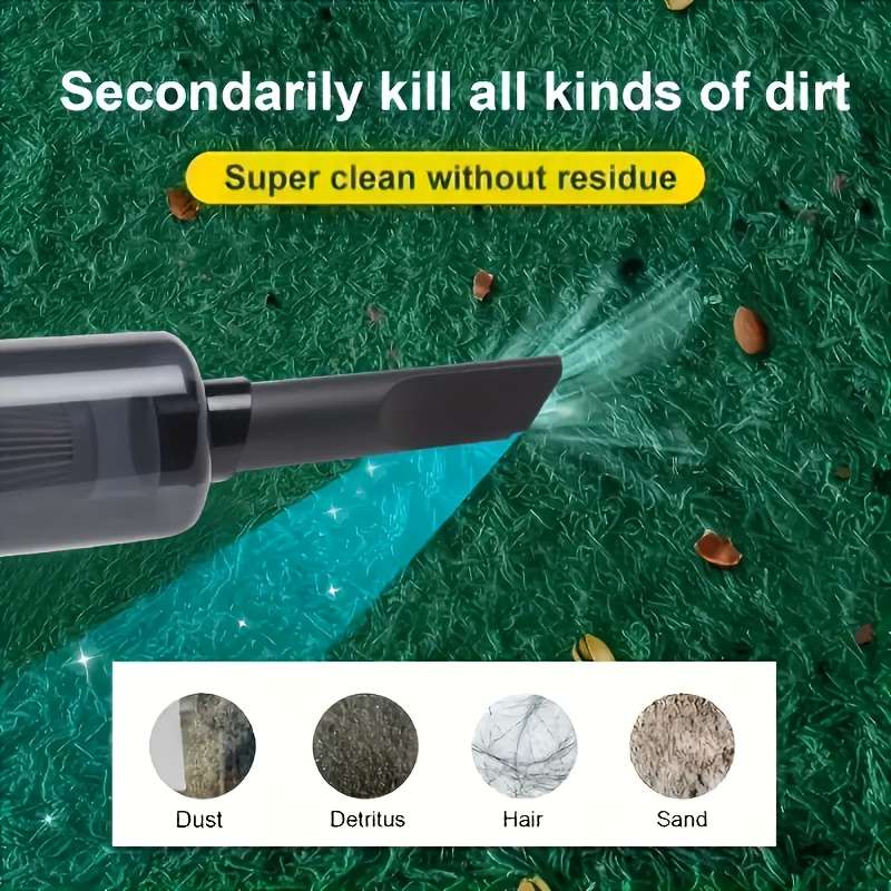 Portable Handheld Vacuum Cleaner With Accessories