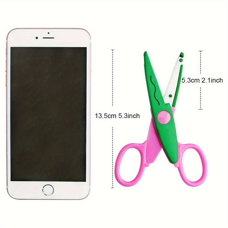 6-Piece Decorative Craft Scissors Set