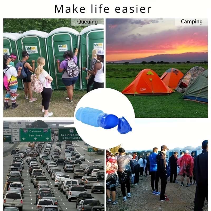 1Pc Foldable Portable Travel Urinal