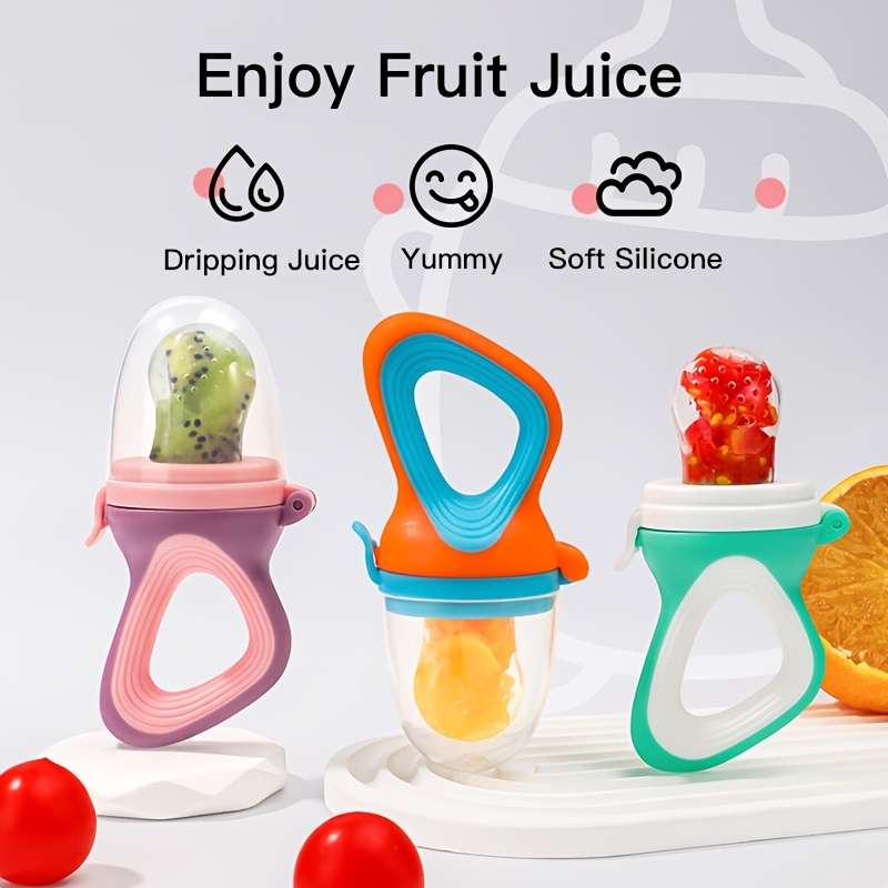 5-Piece Silicone Fruit Feeder Set For Kids