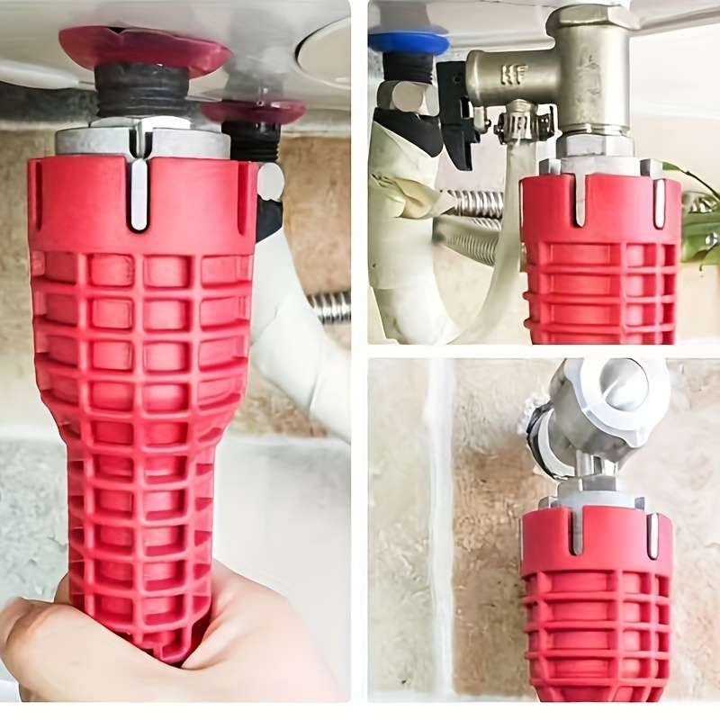 1 Piece 5 In 1 Multi-Function Sink Wrench