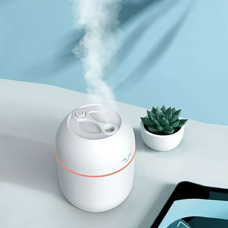 USB Powered Ultrasonic Essential Oil Diffuser 7.44 oz Portable Aromatherapy Humidifier with LED Nig