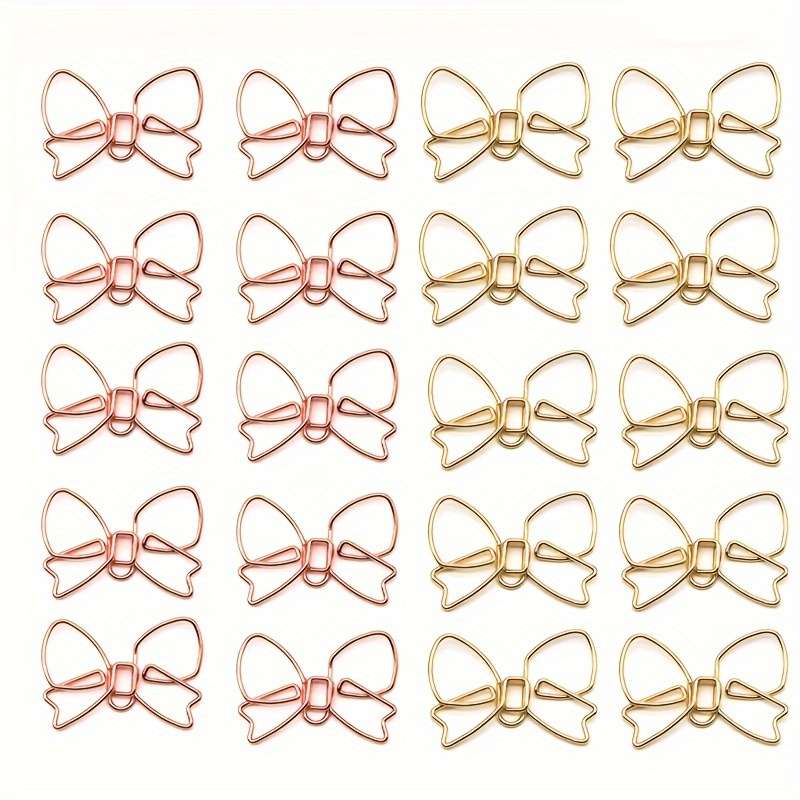 20-Pack Butterfly Paper Clip Bookmarks