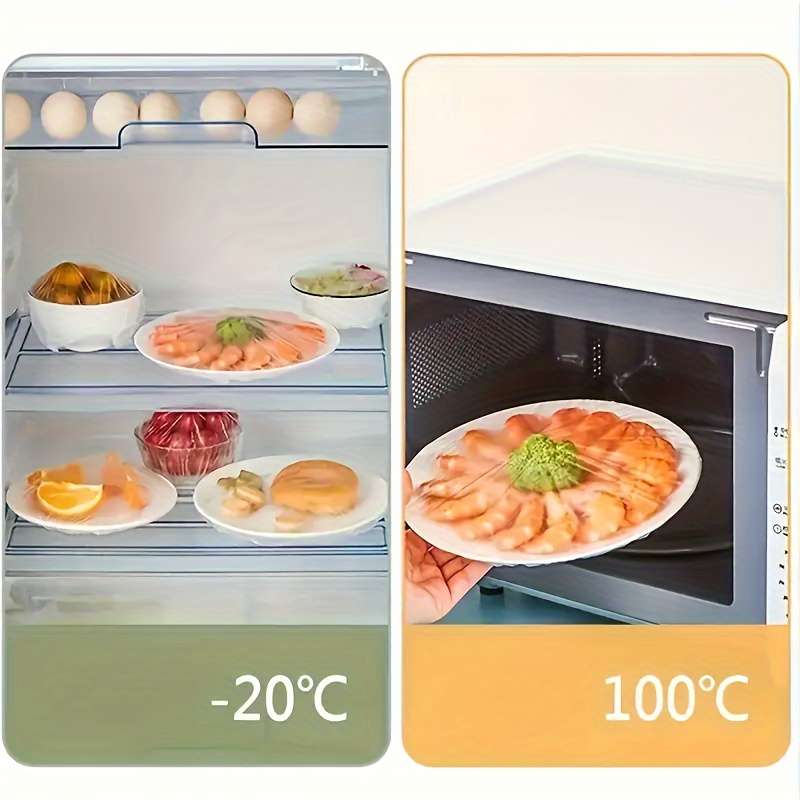 300 pcs Stretchable Food Wrap - Disposable