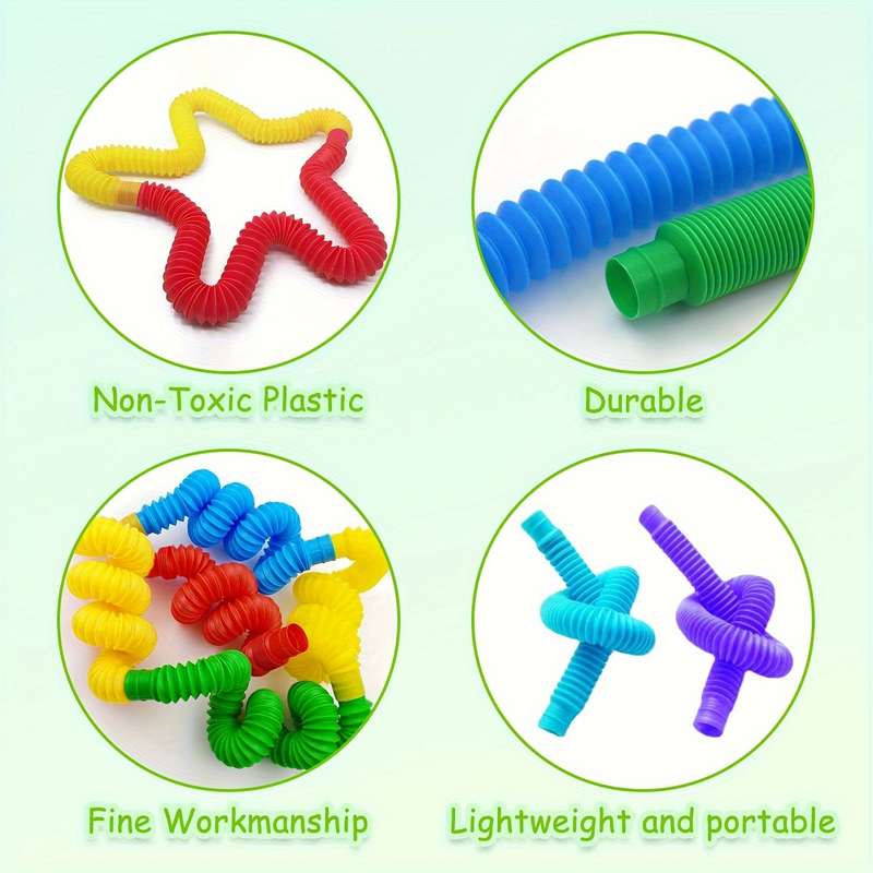 30-Piece Sensory Tube Toy Set