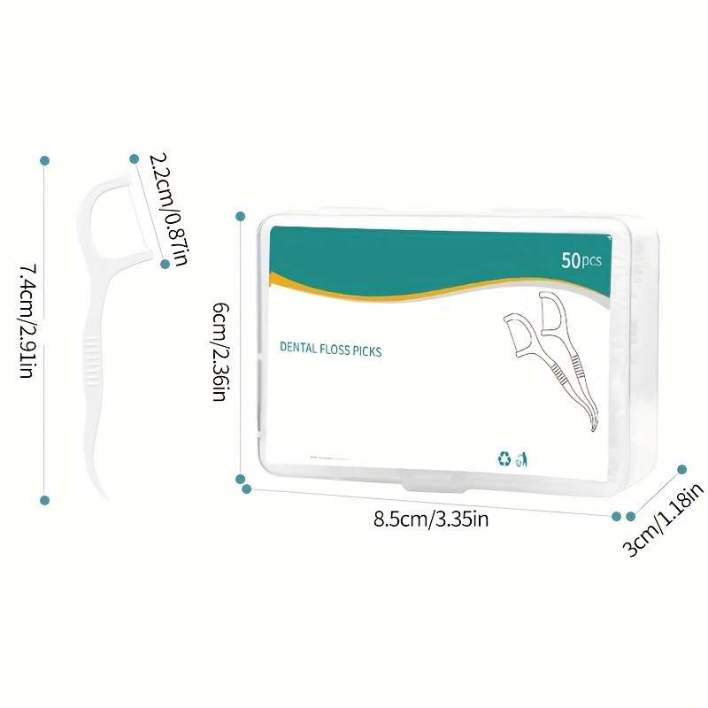 300pcs Ultra Fine Dental Floss Picks Deep Cleaning Dental Floss For Proper Oral Care Portable Disp