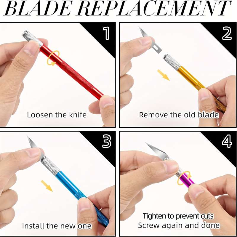 1pc Craft Knife Hobby Knife Precision o-Shaped Knife