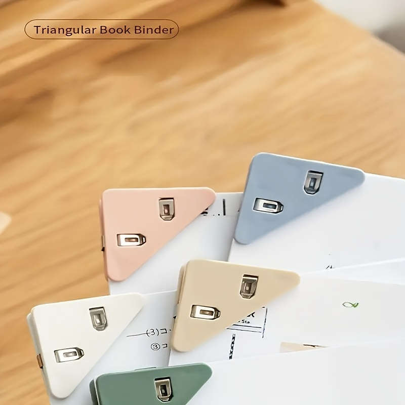 10-Pack Multi-Purpose Triangle Book Holders