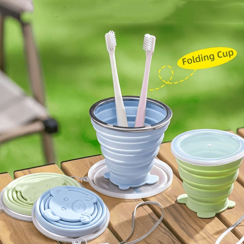 1Pc270ml Portable Outdoor Camping Folding Water Cup
