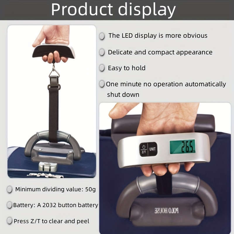 Portable Electronic Luggage Scale,