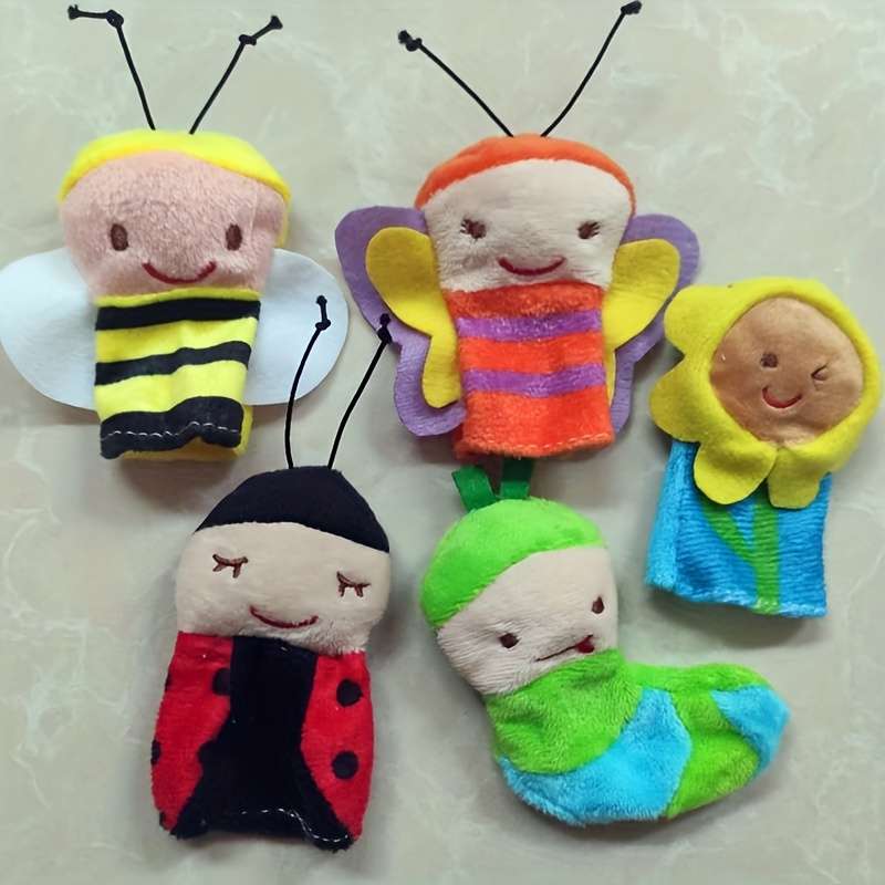 10-Piece Mini Animal Finger Puppet Set